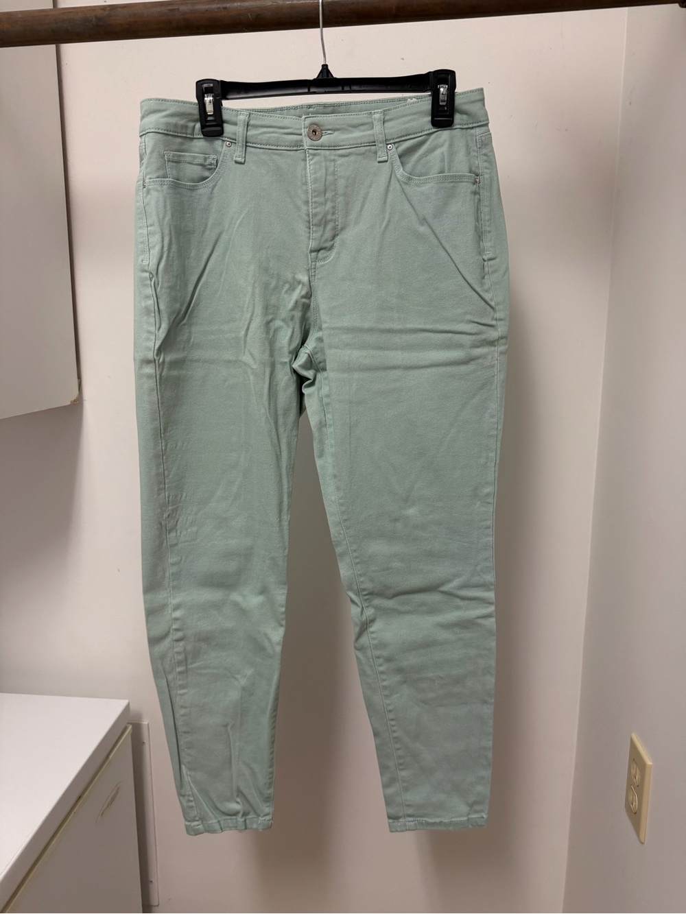 Style & Co. Mint Green Ankle Jeans
